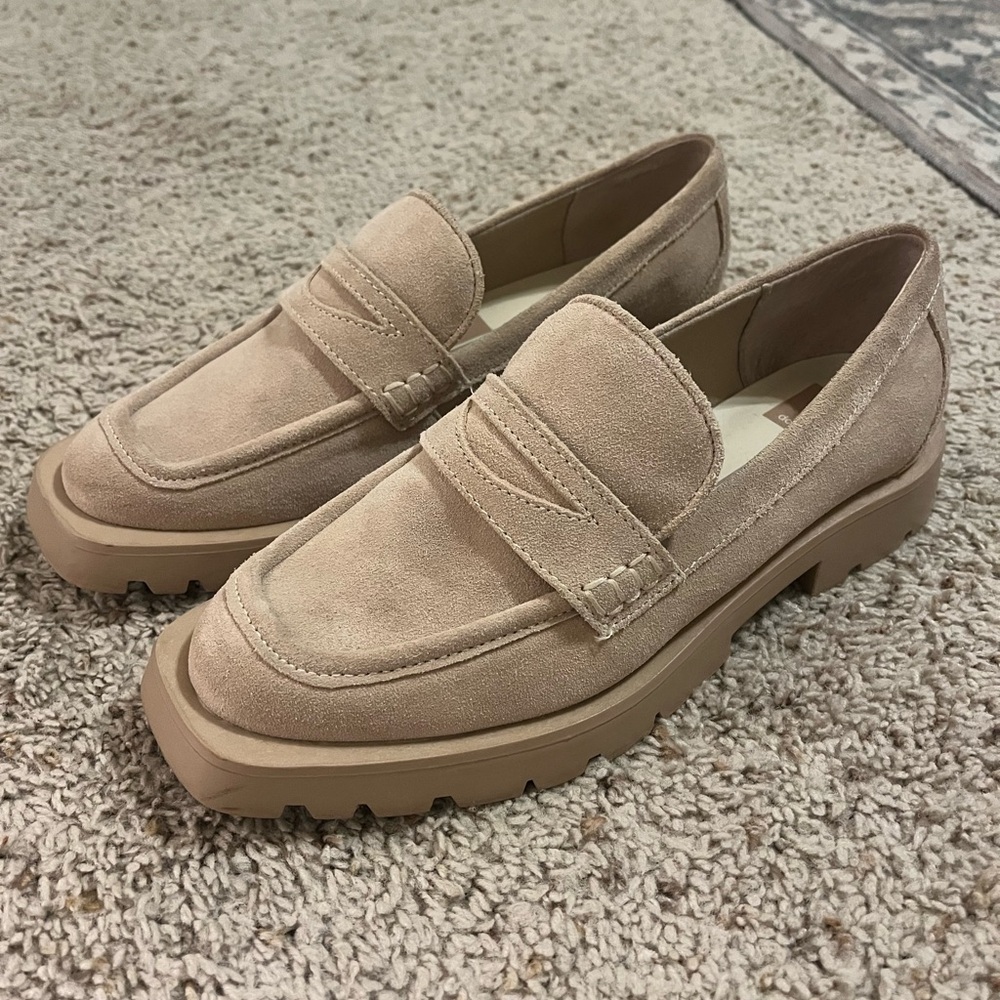 Women’s Dolce Vita Tan Suede Loafers